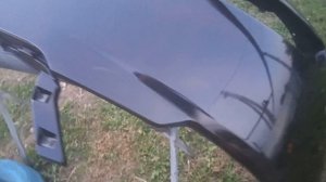 Покраска бампера Kia Cerato на улице.mp4