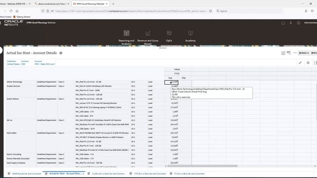 NetSuite Planning and Budgeting: Reporting Overview смотреть онлайн