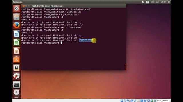 4 Installer et configurer Samba Sous Ubuntu смотреть онлайн