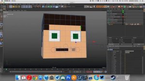 Cinema 4D Minecraft Speed Rigging Head