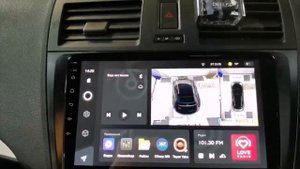 Установка Teyes CC3 360 9" 6+128 Gb с круговым обзором на MAZDA AXELA 2011г.