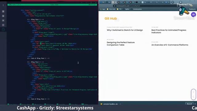 Obfuscate (Live Coding 6/12/21): Git'n Stuff - Resume Site pt. 2 смотреть онлайн