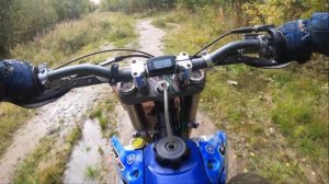 CR724: научился заводить с кик-стартера и немного проехал