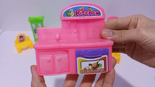 12 minutes Satisfying with unboxing hello kitty Kitchen set | Furniture set? Asmr