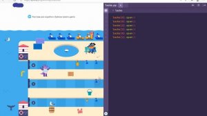 уровень 7 с анекдотом - Очередь к причалу - Учи.ру(uchi.ru) - Программирование