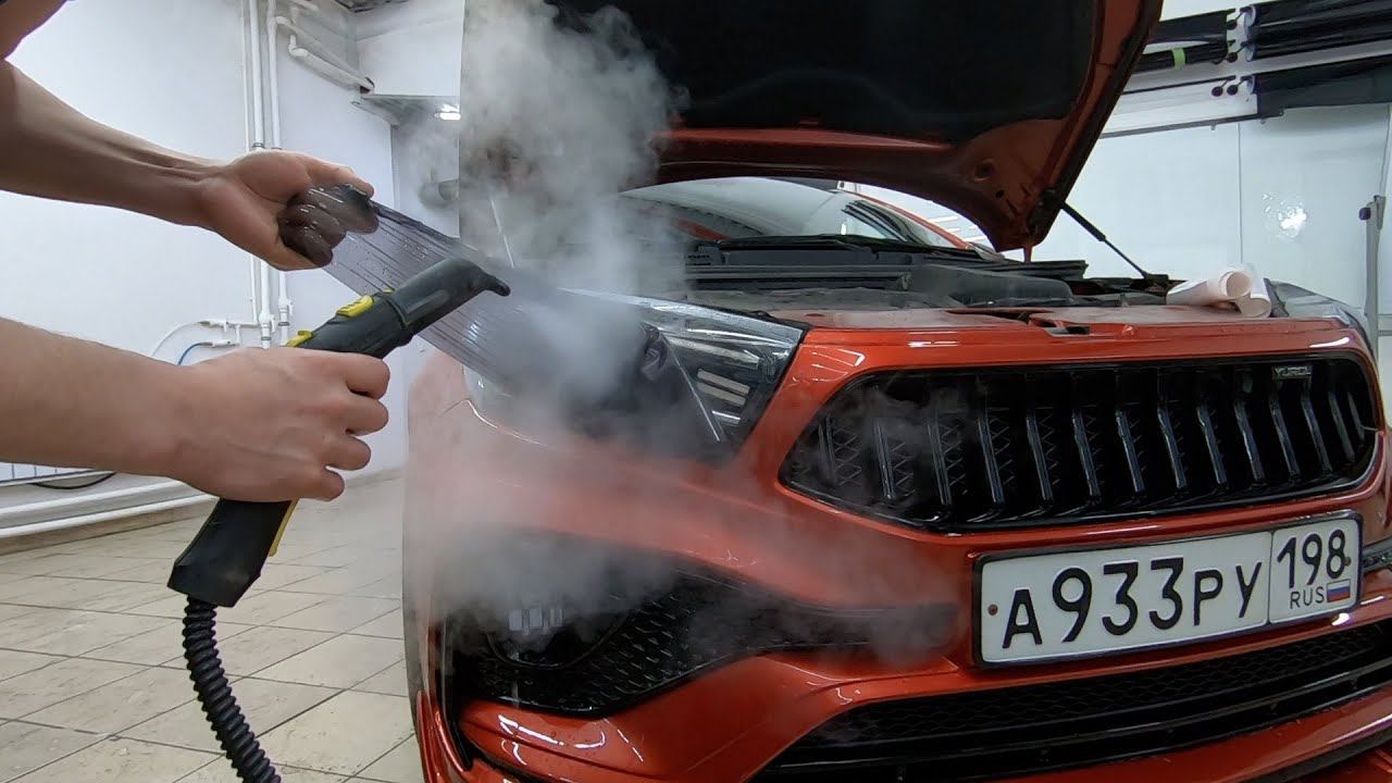 LADA VESTA. ФОТОХРОМ НА ПЕРЕДНЮЮ ОПТИКУ. смотреть онлайн