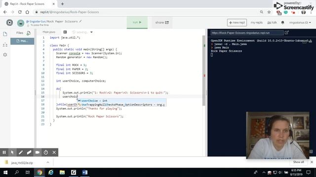 Rock Paper Scissors using Java смотреть онлайн