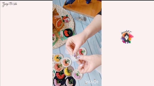 Truc pentru prinderea acului de brosa pe baza din fetru смотреть онлайн