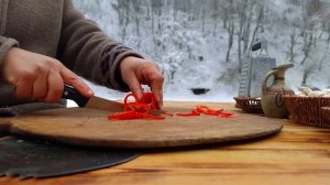 Пицца у костра на гриле  Азербайджанская Кухня Деревенская Кухня  Рецепты