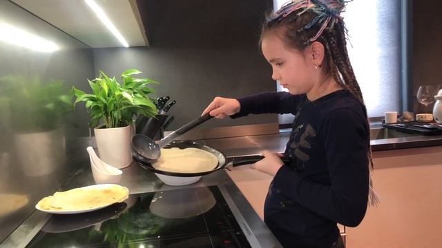 Блины на миндальном молоке