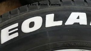 Tire Paint. Краска для шин. Завершение. Новые два  заказа, R17 и  R14.