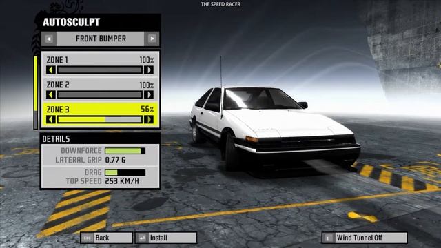 Need for Speed ProStreet - Toyota Corolla GTS (AE86) Drift - Customization смотреть онлайн