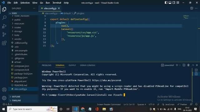 Install Vue 3 On Laravel 9 With Vite - Laravel VueJS Tutorial