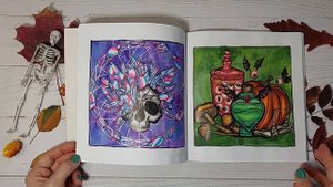 Раскрашено за октябрь 2021 года. Раскраски‐антистресс для взрослых