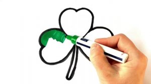 Как нарисовать трилистник - Как нарисовать клевер