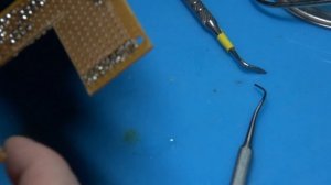 Китайский флюс NC559 и лужение макетной платы.