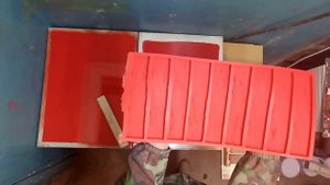 Силиконовые формы для изготовления гипсовой плитки дома. Нарезка распалубок.