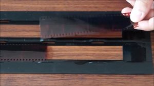 Canon Canoscan 9000f Mark ii: Film in Schiene einlegen