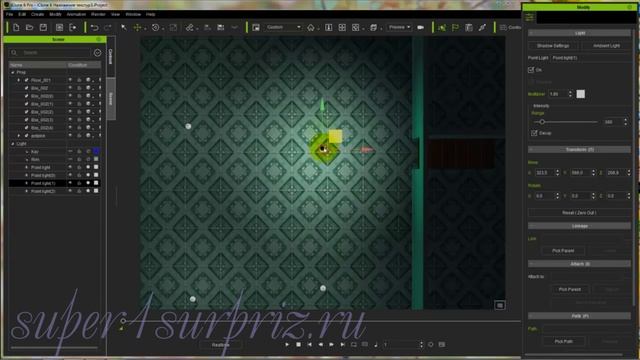 iClone 6, урок "Освещение" смотреть онлайн