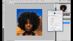 CS5 Как вырезать волосы объект человека в фотошопе