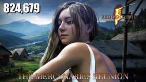 Resident Evil 5 Mercenaries REUNION Village (Night) 824k Mia Winters RE7 PC 1080p