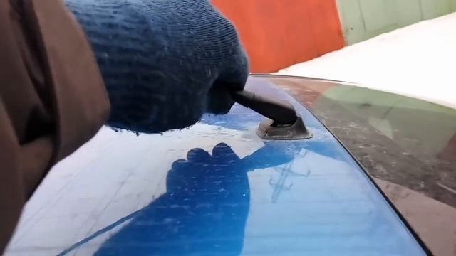 Короткая антенна на Логан 2.