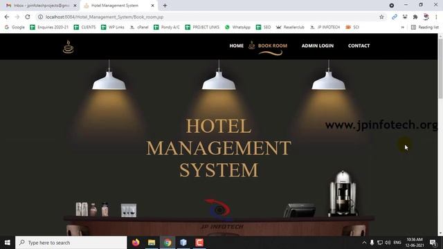 Hotel Management System | Online Room Booking System | Java Web Application Final Year Project