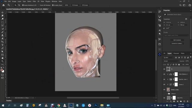 Photo manipulation - Glass Skin - Plastic Skin смотреть онлайн