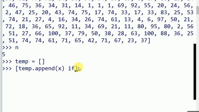 list comprehension with nested loops смотреть онлайн