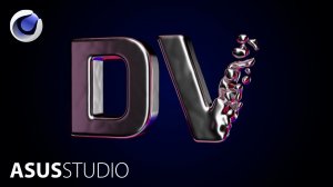 Органическое появление текст в Cinema 4D | ASUS STUDIO