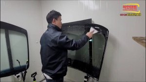 자동차유리교환 볼보S80 전면틴팅부터 출고까지!! volvo s80 windshield replacement замена лобового стекла