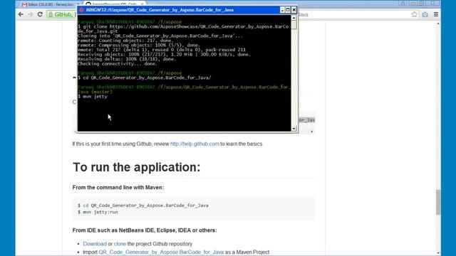Howto Run QR Code Generator by Aspose.BarCode for Java using Maven смотреть онлайн