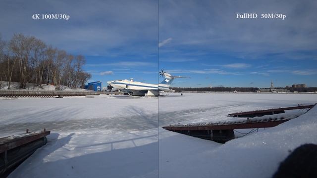 SONY FDR X3000 Сравнение режимов 4K и FHD смотреть онлайн