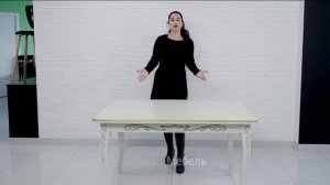 Обзор стола Мауро (патина золото) | Выбираем раздвижной деревянный обеденный стол