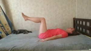 КАК УБРАТЬ ЖИВОТ ЛЁЖА В КРОВАТИ  ПРИ ВЕСЕ 100 кг+