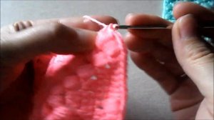 55. Узор для пледа крючком