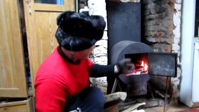 Простая чистка дымохода печи Железнодорожным методом, Паром. Дёшево и сердито. смотреть онлайн