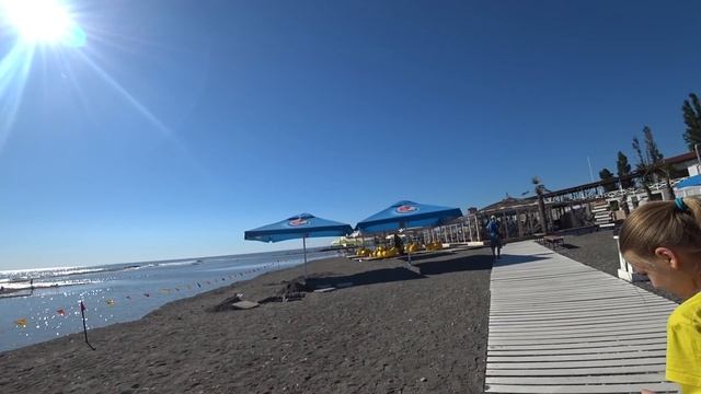 АДЛЕР. Ул. Цветочная ☼ Пляж "Мзымта". Рынок и Набережная ..