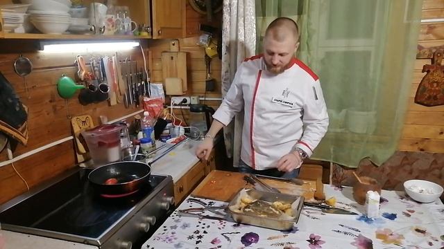 Запечённая камбала по Архангельский