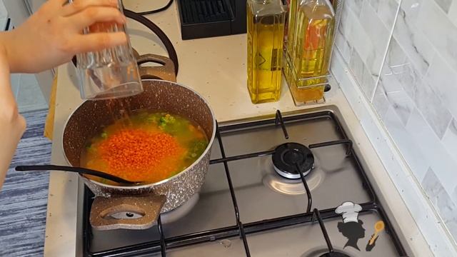 Суп-пюре из брокколи и чечевицы.ПП суп.Как вкусно приготовить брокколи.Рецепты из Брокколи.Мерджиме
