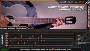 ホリミヤ Horimiya OP - 色香水 Iro Kousui - Fingerstyle Guitar Cover | TAB Tutorial