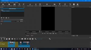 Эффект уменьшение уровня громкости звука в видеоредакторе Shotcut.