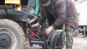 Отвал самодельный (обзор крепления к минитрактору )