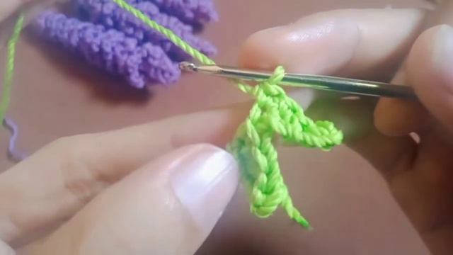 Crochet Flower | Easy Way To Crochet Lavender Flower Tutorial For Beginners