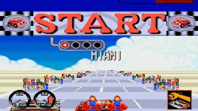 Turbo Outrun Longplay (Sega Genesis)