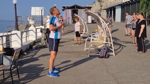Дыхательная гимнастика с ЛУЧШИМ инструктором. Крым Санаторий Мисхор. Как увеличить объём лёгких.