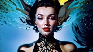 Stable Diffusion video 4K  : The Ocean Queen with Marilyn Monroe, Audrey Hepburn , Gene Tierney