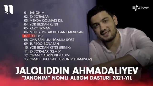 Jaloliddin Ahmadaliyev - Janonim nomli albom dasturi 2021-yil