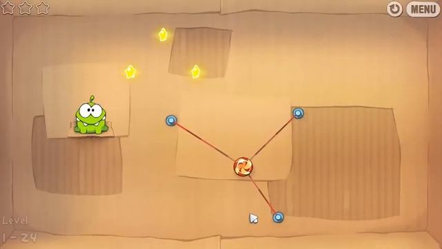Cut the Rope Cardboard Box 1-24 смотреть онлайн
