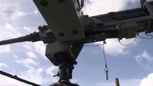 Firing M2 Browning .50 Caliber Machine Gun